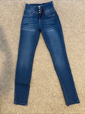 Wallflower Deep Indigo Skinny Jeans